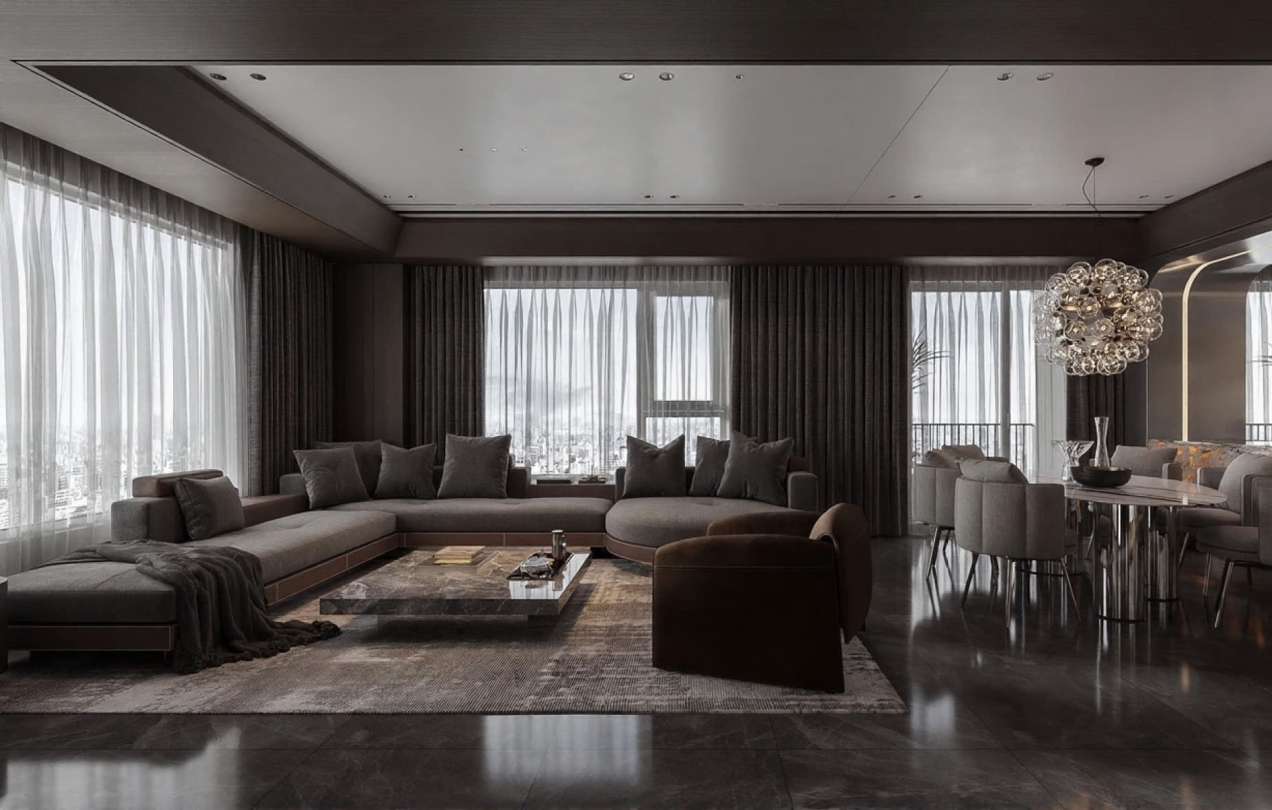 Thi Công Nội Thất Chung Cư 150-100 m2