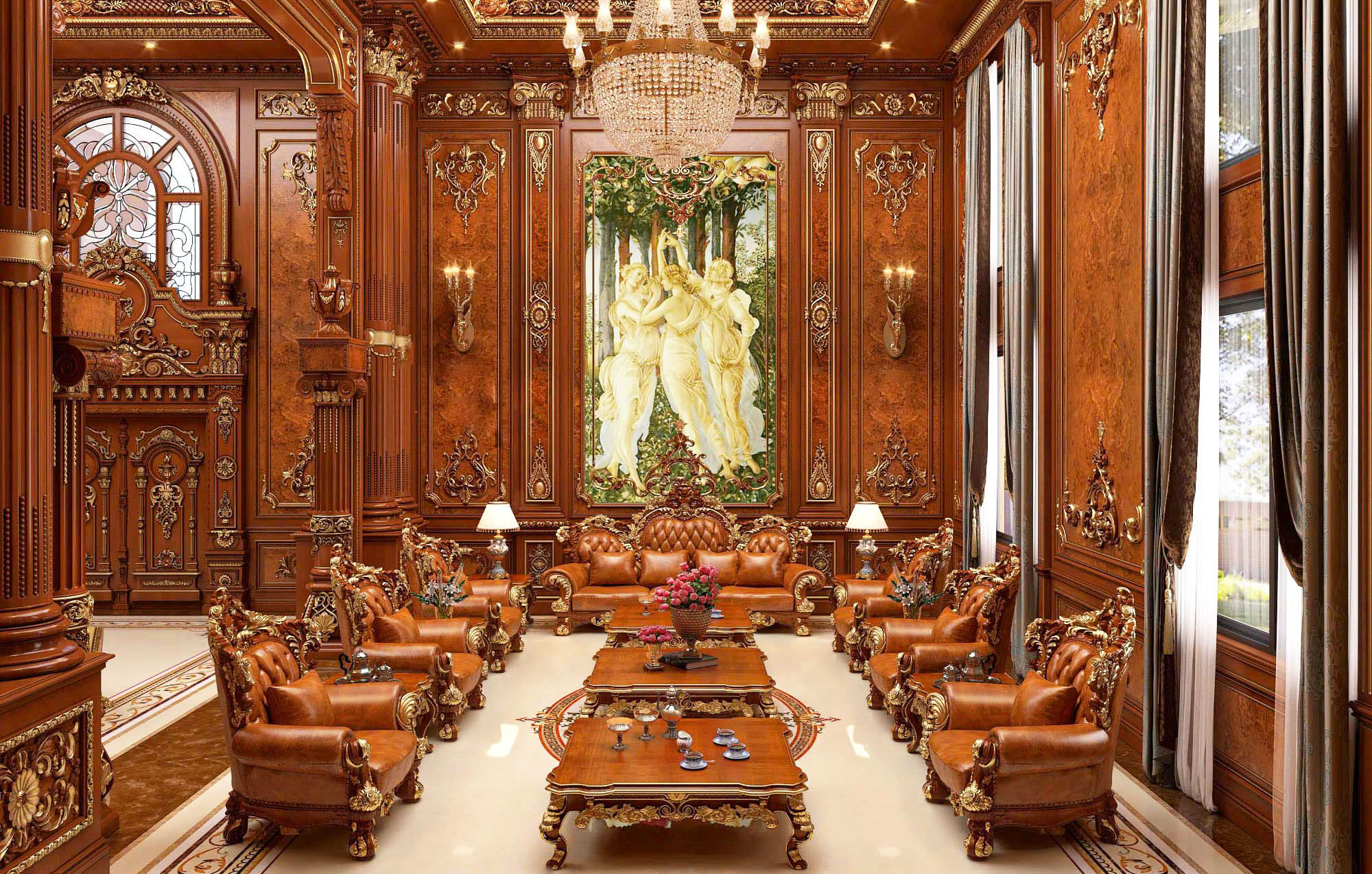 (Tiếng Việt) Thi công nội thất tân cổ điển